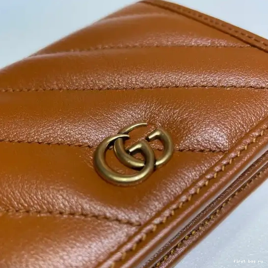 First bag ru Marmont GG case card wallet GUCCI 0702